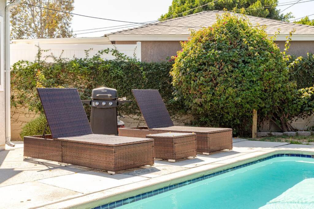 洛杉矶Newly Furnished Pool House别墅 外观 照片